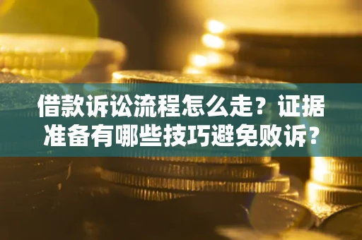 武汉借款诉讼流程怎么走？证据准备有哪些技巧避免败诉？