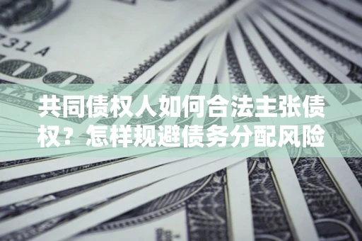 武汉共同债权人如何合法主张债权？怎样规避债务分配风险？