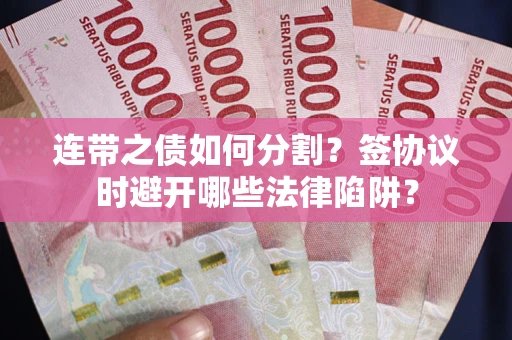 武汉连带之债如何分割？签协议时避开哪些法律陷阱？