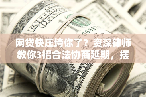 武汉网贷快压垮你了？资深律师教你3招合法协商延期，摆脱暴力催收！