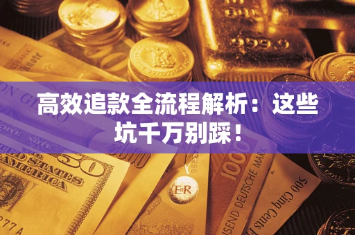 武汉高效追款全流程解析：这些坑千万别踩！
