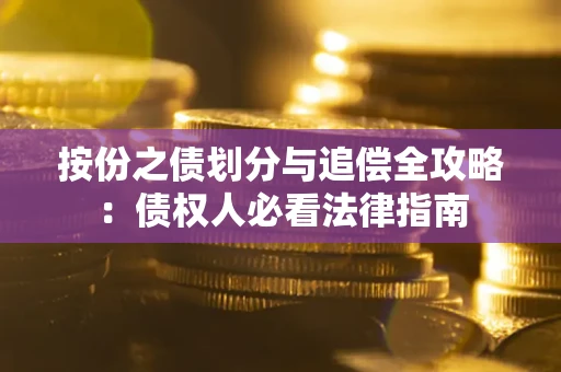 武汉按份之债划分与追偿全攻略：债权人必看法律指南