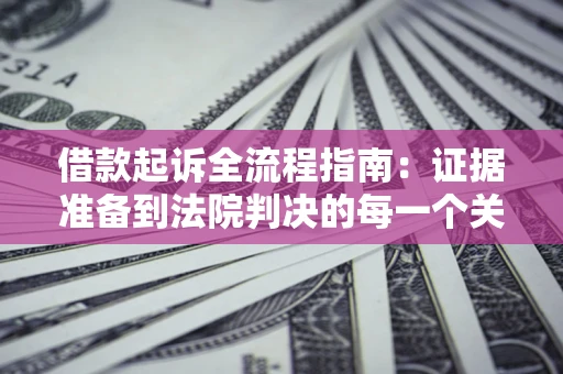 武汉借款起诉全流程指南：证据准备到法院判决的每一个关键步骤
