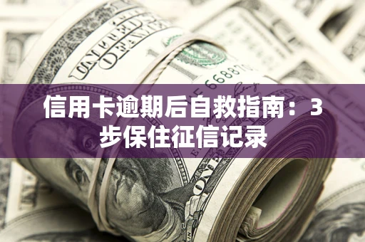 武汉信用卡逾期后自救指南：3步保住征信记录