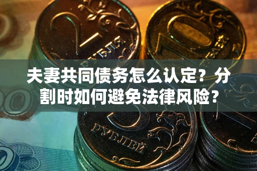 武汉夫妻共同债务怎么认定？分割时如何避免法律风险？